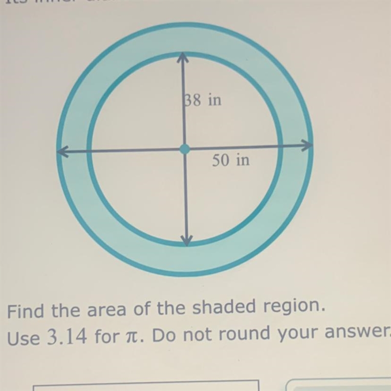 Find the area of the shaded region.-example-1