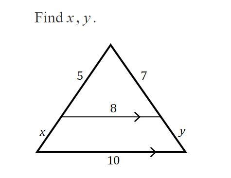 Please help. Find X and Y. NEED ASAP-example-1