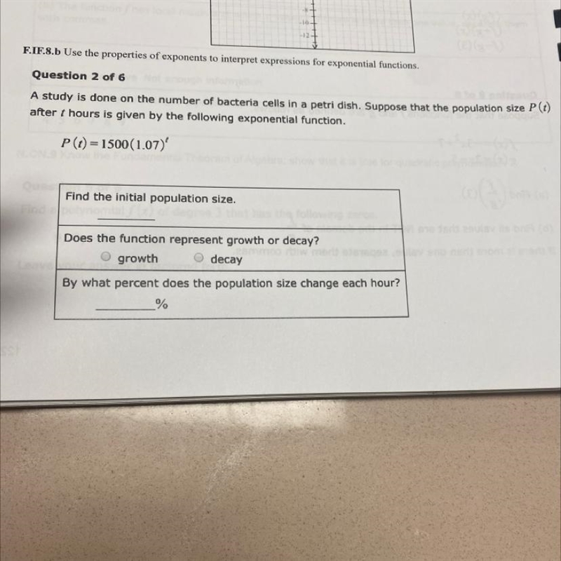 F.IF.8.b Use the properties of exponents to interpret expressions for exponential-example-1