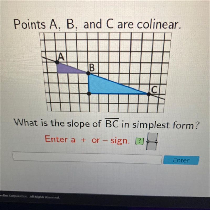 What is the slope of BC in the simplest form?-example-1