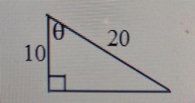 Find the value of each of the six trigonometric functions of the angle 0 in the figure-example-1