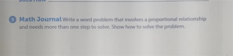 Write a word problem that involves a proportional relationship and needs more than-example-1