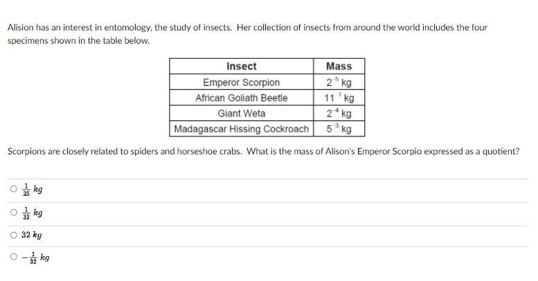 Alision has an interest in entomology, the study of insects. Her collection of insects-example-1