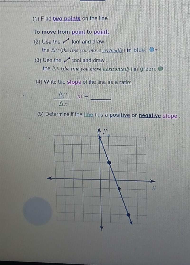 What is the slope if the line? M=__​-example-1