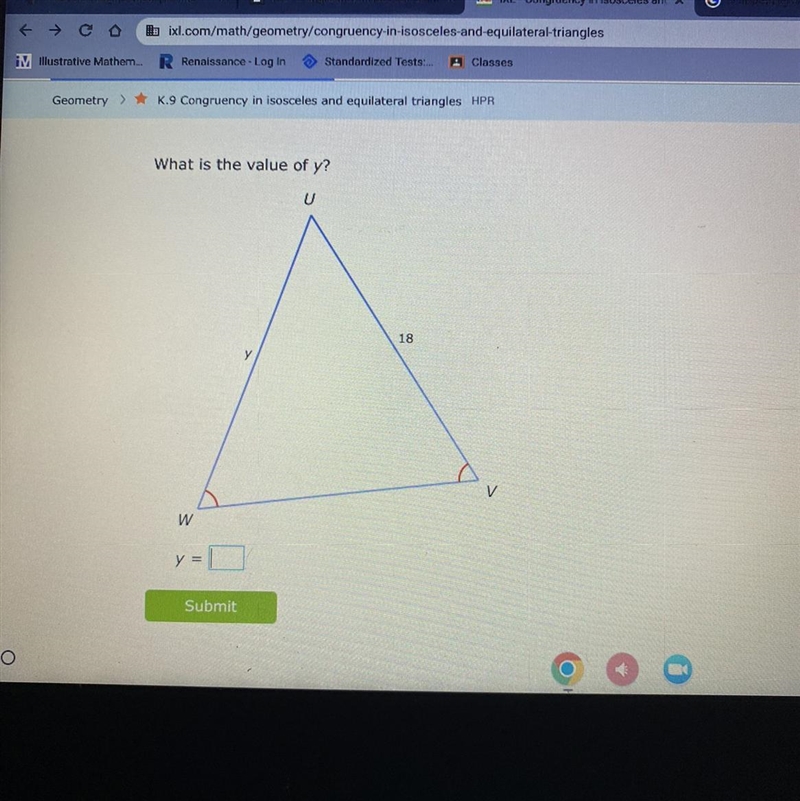 Help what is the value of y??? please help me!!-example-1