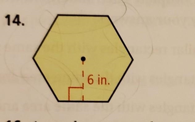 Find the arean of the regular polygon. round your answer to the nearest tenth-example-1