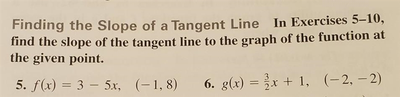 Hey! I need help finding the slope of the Tangent at a given point as depicted in-example-1