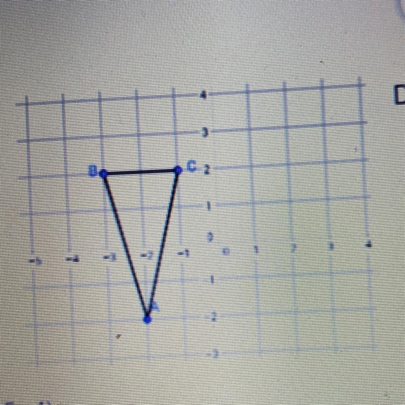 20.Dilate Point B by a scale factor of 1/2Va) (1.5,-4)c) (-1,-1.5)b) (-1.5,1)d) (-2,-2)-example-1