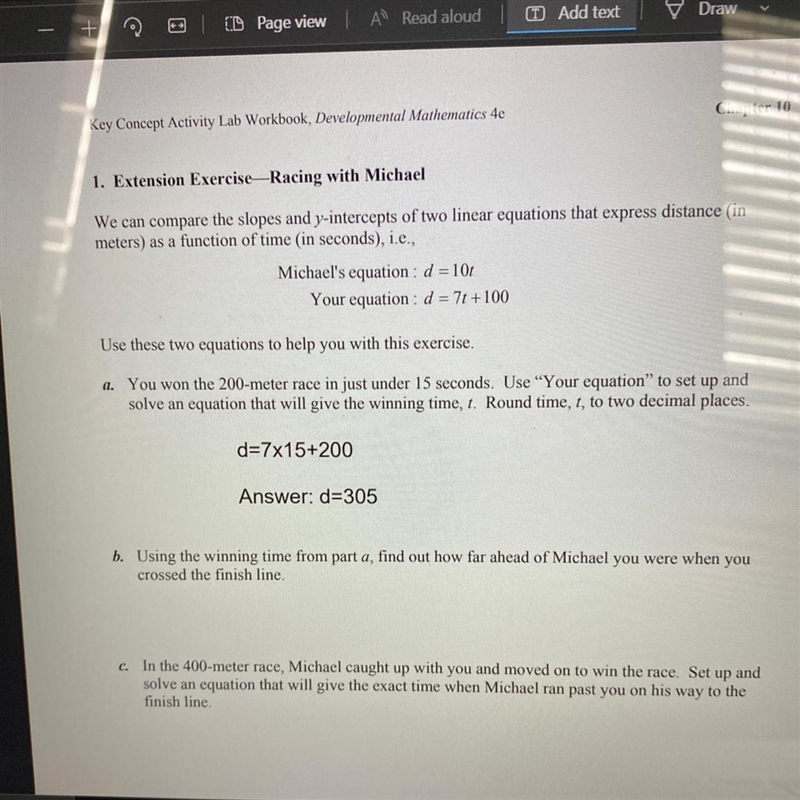 Hello I need help. I already answered the first question. (I hope it is correct)-example-1