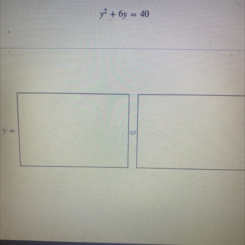 Solve the following quadratic equation by factoring. if needed, write your answer-example-1