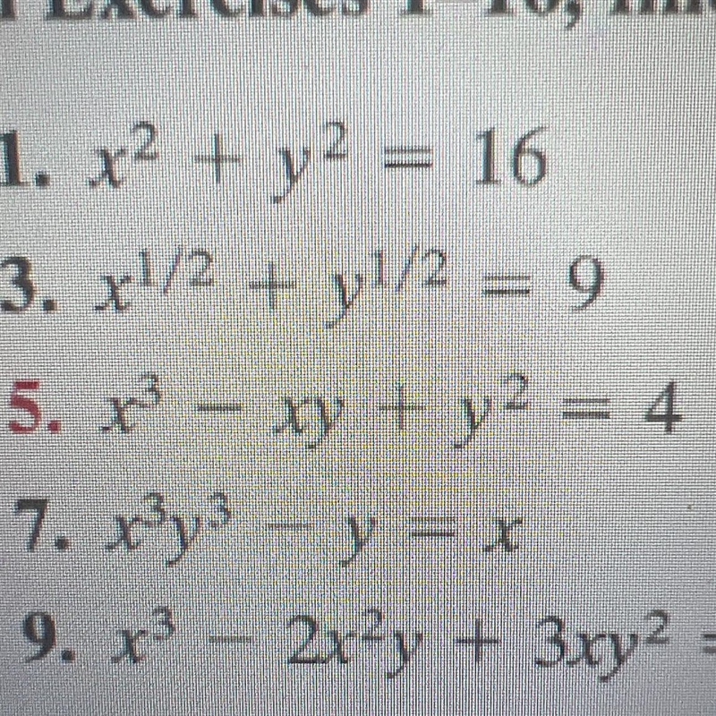 # 5 pls !! find dy/dx by implicit differentiation-example-1