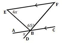 Find the measure of angle X.-example-1