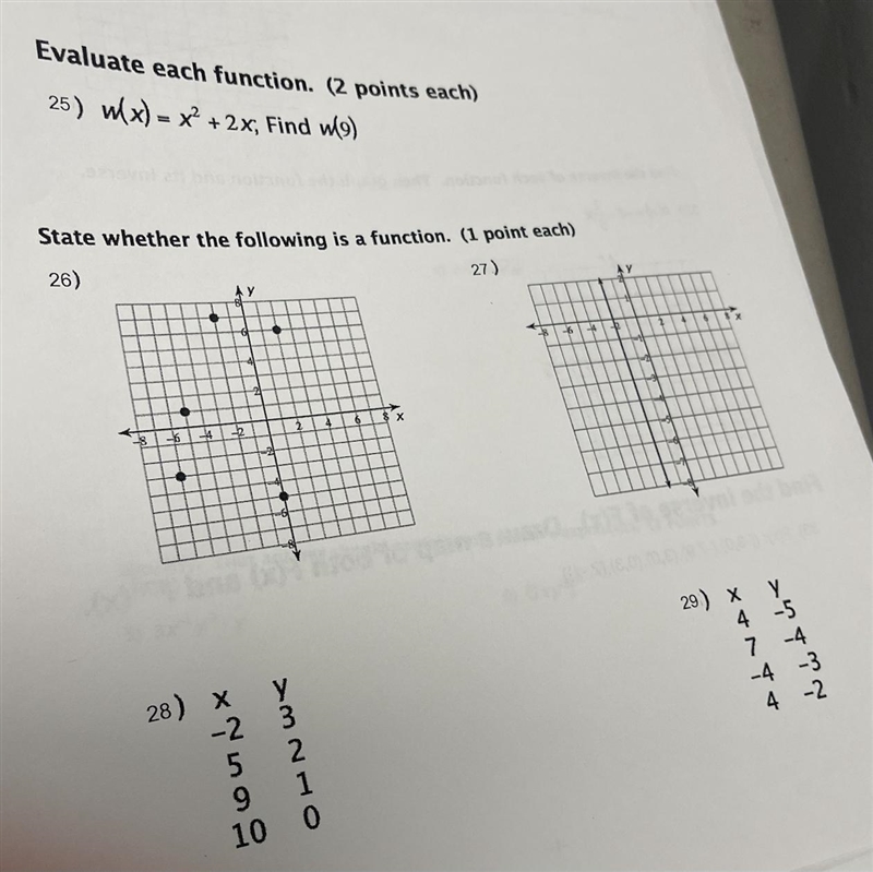 Can someone help with 28 & 29 they got together-example-1