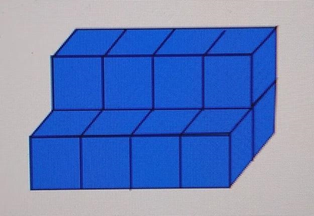 Pictured on the right are stacks of solid cubes. Determine the number of cubes in-example-1