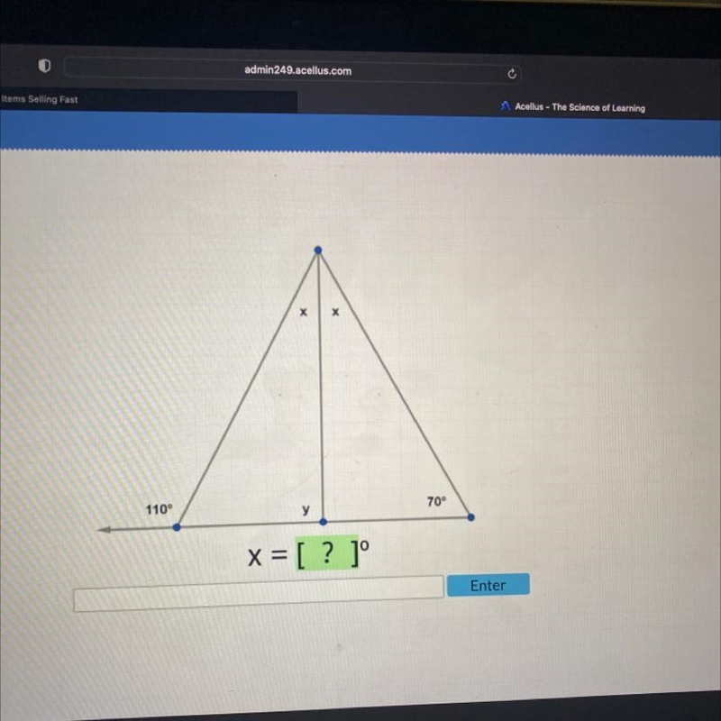 Angle sum theorem ?? do i add the numbers, and equal it to 180?-example-1