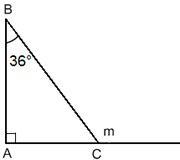 24-Find the measure of ∠m.A.∠m = 136°B.∠m = 126°C.∠m = 54°D.∠m = 90°-example-1