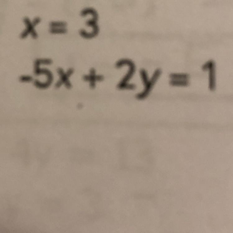 Solve each system of equation using substitution show you work Please help mee :(-example-1