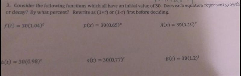 3 166.40 266.24 3. Consider the following functions which all have an or decay? By-example-1