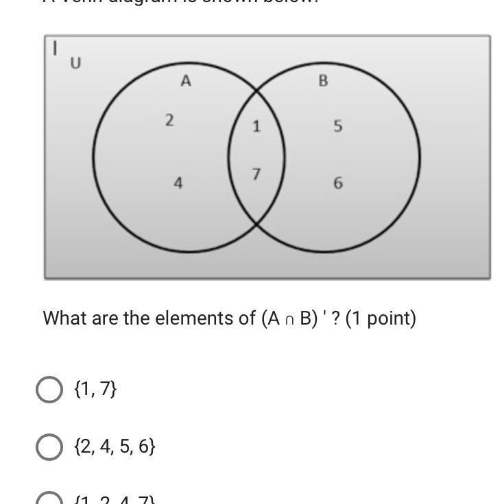 What are the elements of (A n B) ' ?-example-1