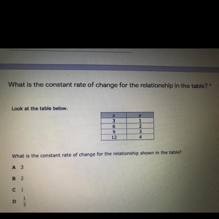 What is the constant rate of change for the relationship in the table?20 poiLook at-example-1