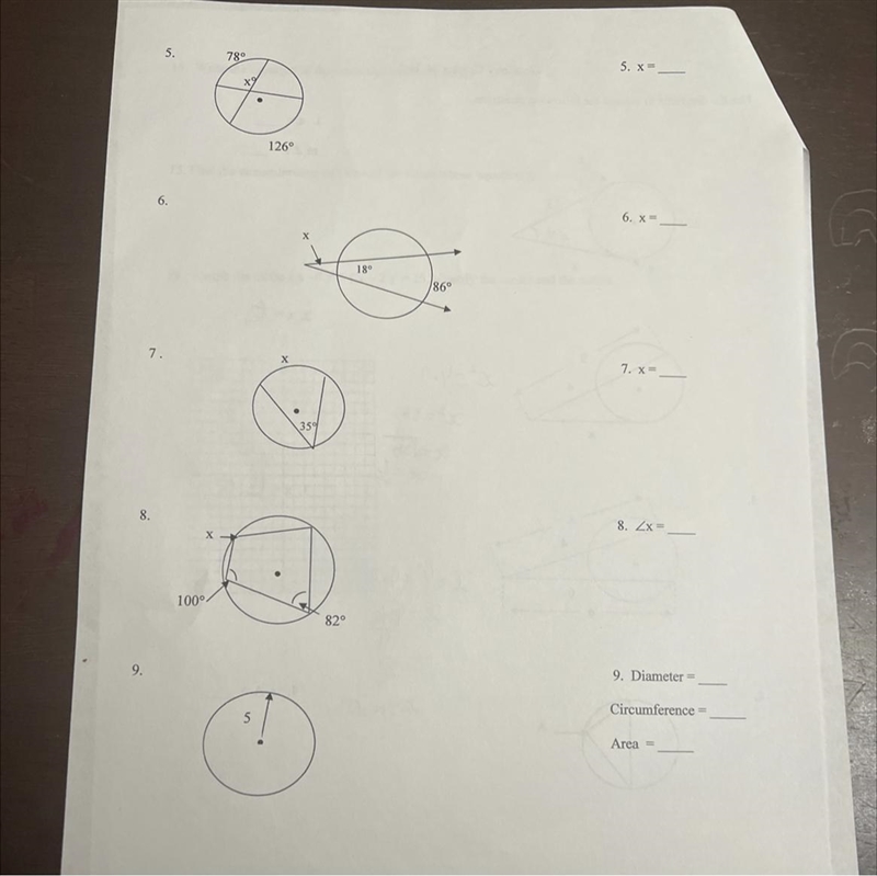 Use the diagrams to answer the following questions Number 7-example-1