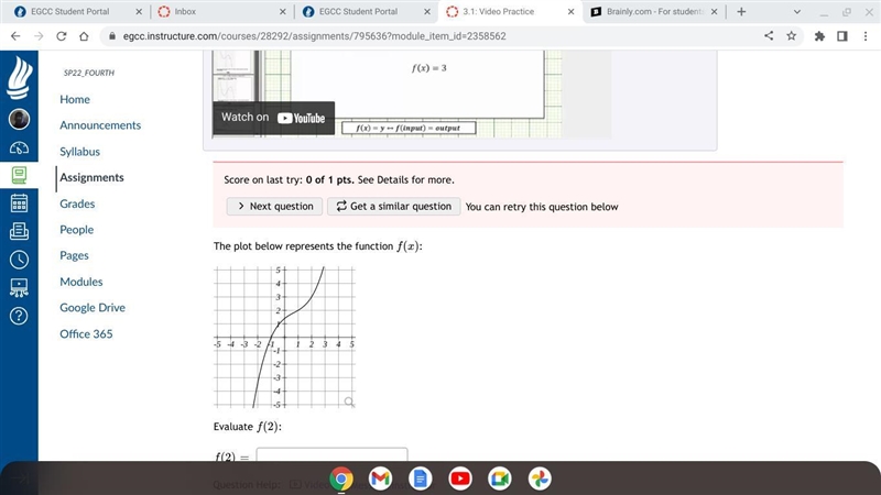 Evaluate the equation: F( 2 ) =-example-1