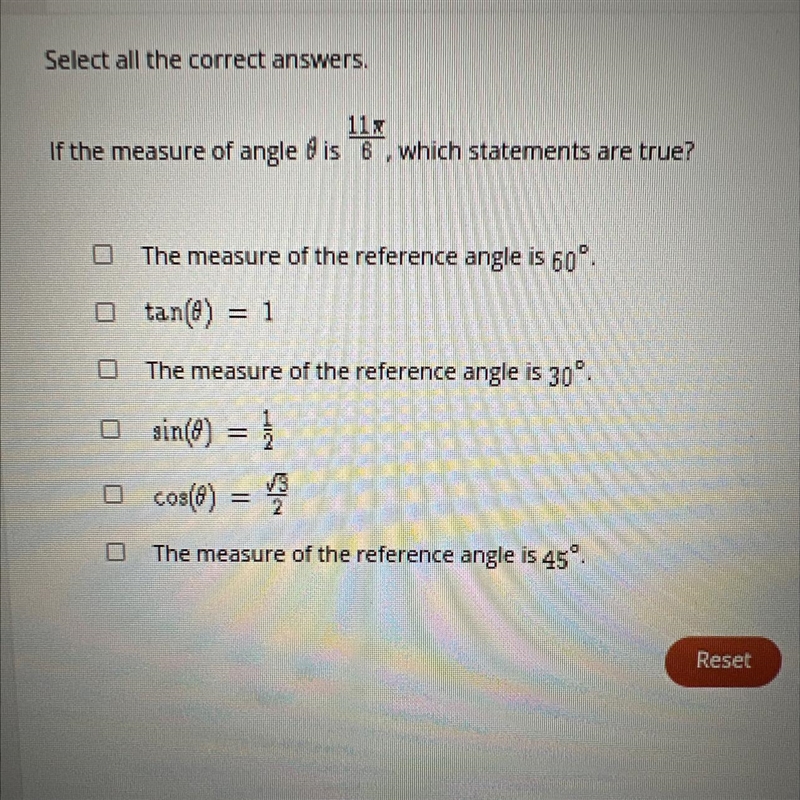 11 xIf the measure of angle 8 is 6, which statements are true?-example-1