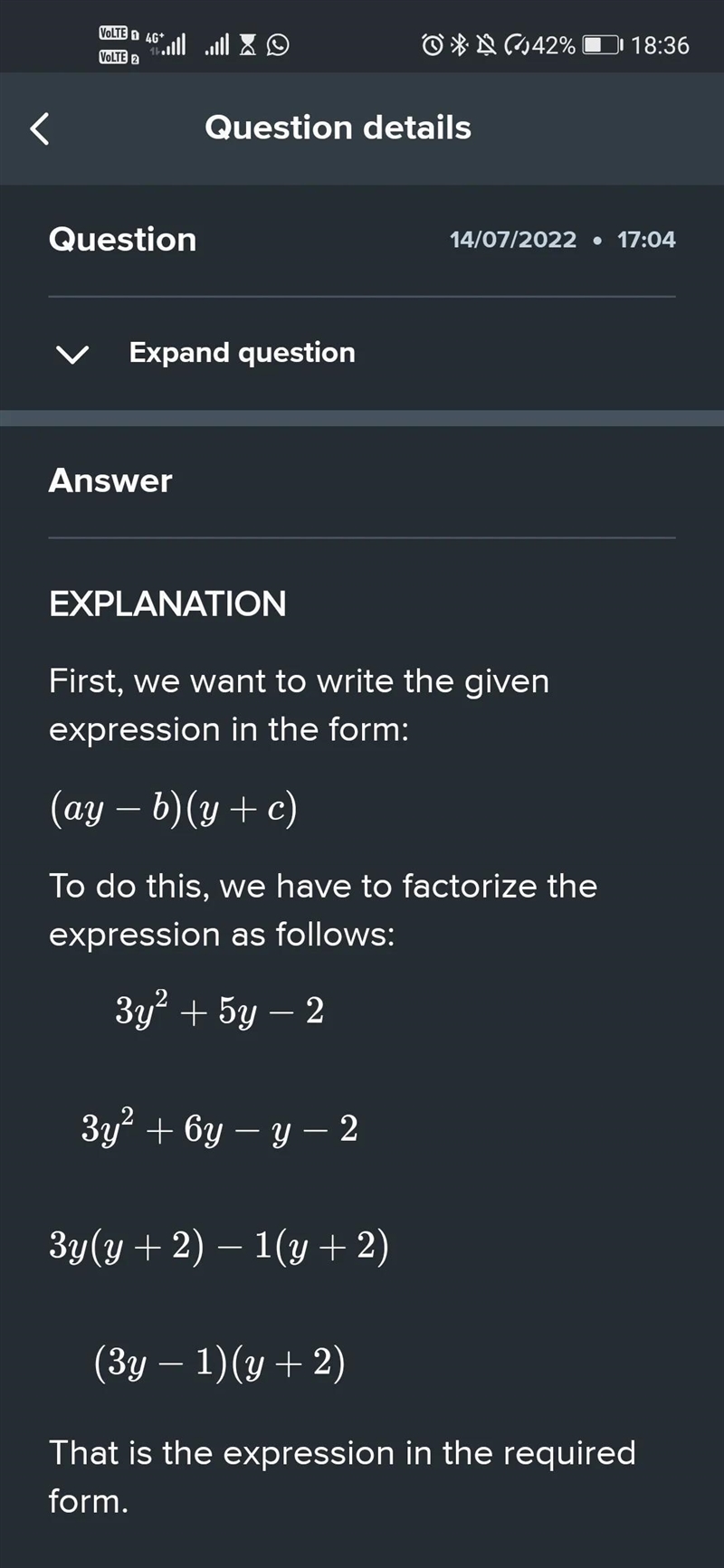 Question 4c. Want to clarify something I want to ask right why does it become 3y square-example-2