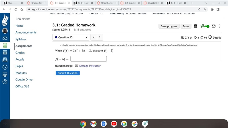 Evaluate f ( - 5 ) =-example-1