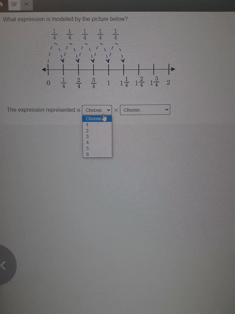 What expression is modeled by the picture below? 1 1 / 7 h 1 4 4 2 3 0 1 1 11 14 1 2 2 17 4 The-example-1