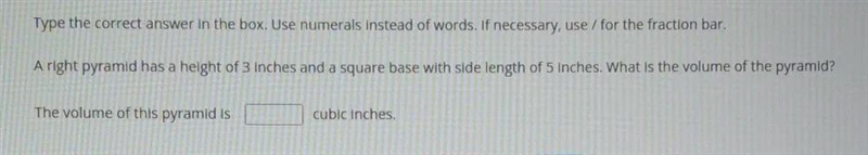 Type the correct answer in the box. Use numerals Instead of words. If necessary, use-example-1