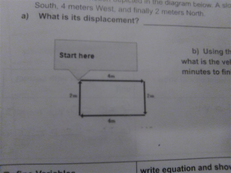 consider the motion depicted in the diagram below . a sloth walks 4 meters east,2 meters-example-1