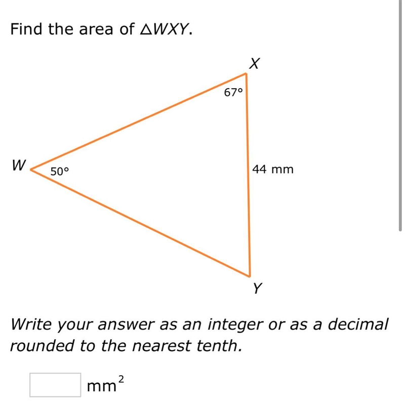 area of a triangle: law of sines!! help!! some tutors couldn’t do it so they referred-example-1