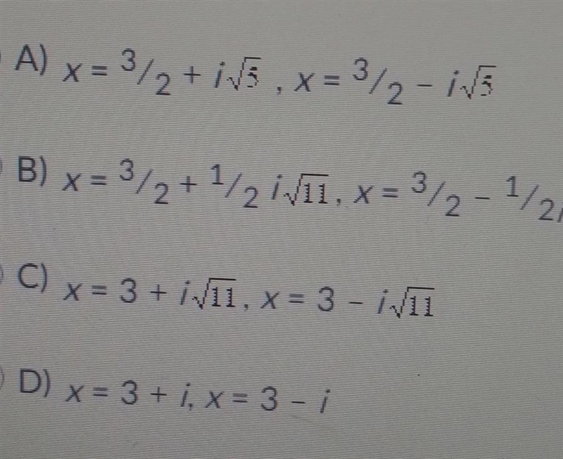 2x ^(2) - 6x + 10 = 0solve by completing the square-example-1