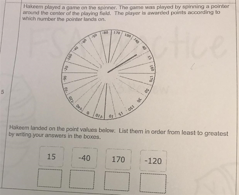 Hakeem played a game on the spinner-example-1