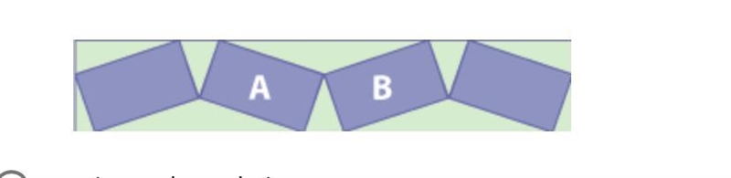 quilt is being designed to have a tessellation of parallelograms and triangles. Which-example-1