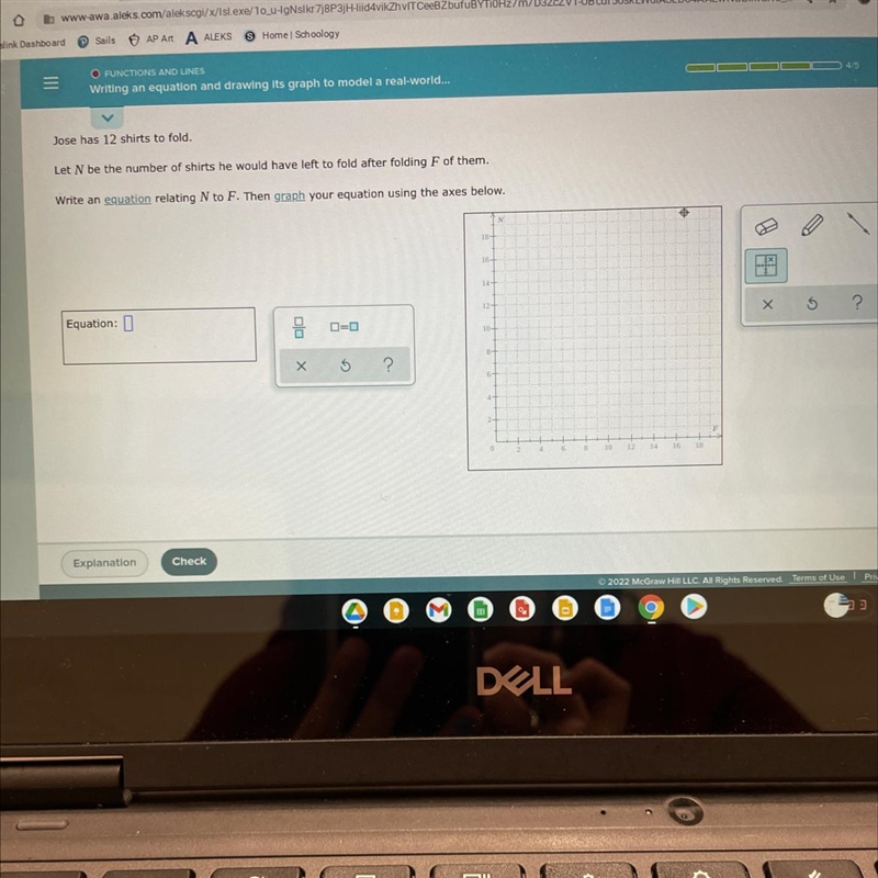 Question provided in picture and making the two points and equation in bold would-example-1