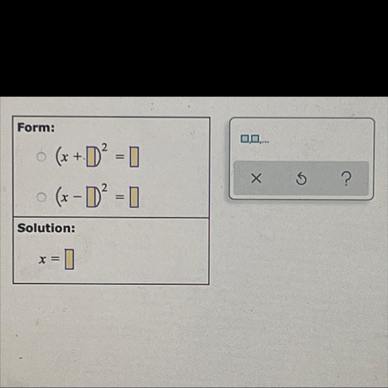 Solve the quadratic equation by completing the squarex^2+2x-1=0First, choose appropriate-example-1