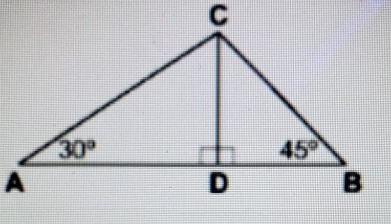 if CB=12,What is the Value of AC? A6 √(2)B12 √(2)C12D12 √(3)-example-1