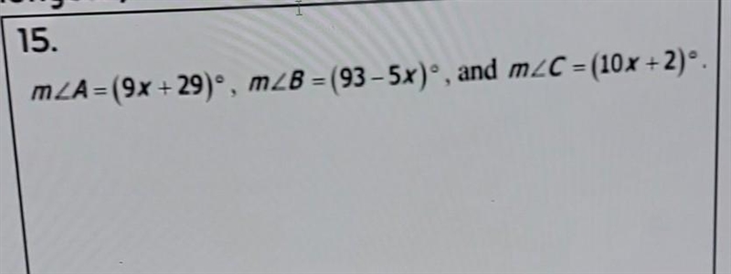 Find the value of x and list the sides of ABC in order from shortest to longest of-example-1