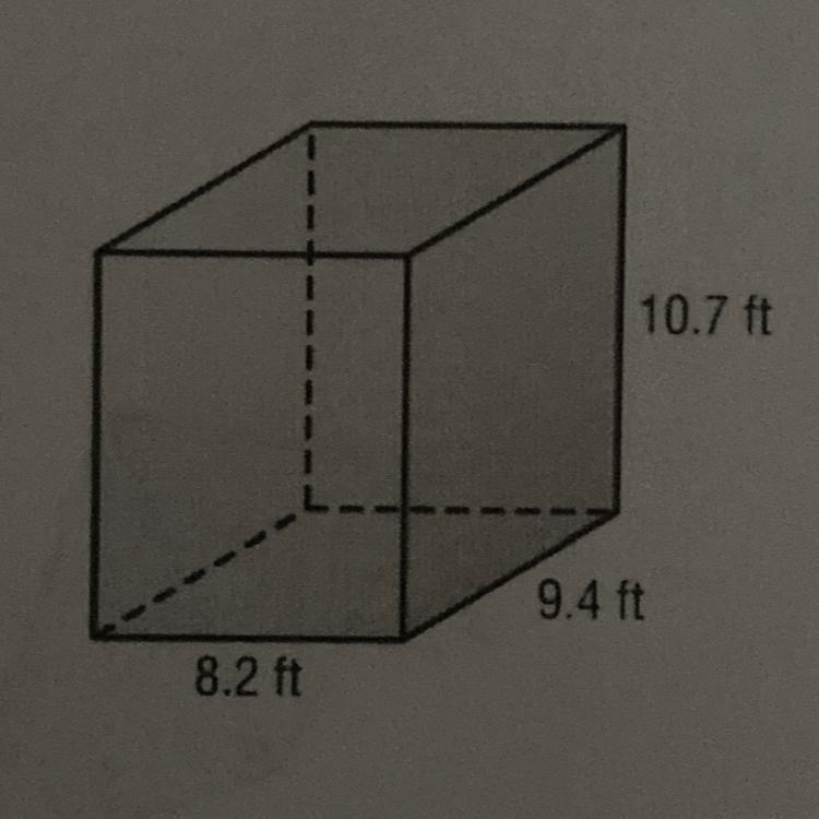 Find the volume of cube figure. Round to the nearest tenth if necessary.-example-1