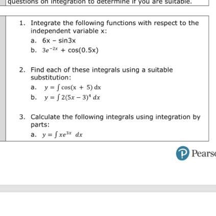 Integration questions .-example-1