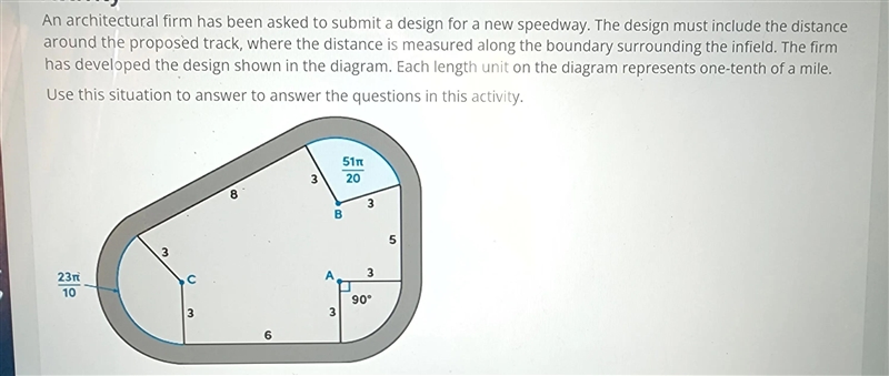 How do I find the central angle for turn b?-example-2