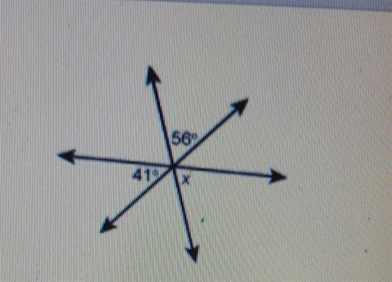 Don't spam answer only if you know What is the measure of angle x? Enter your answer-example-1