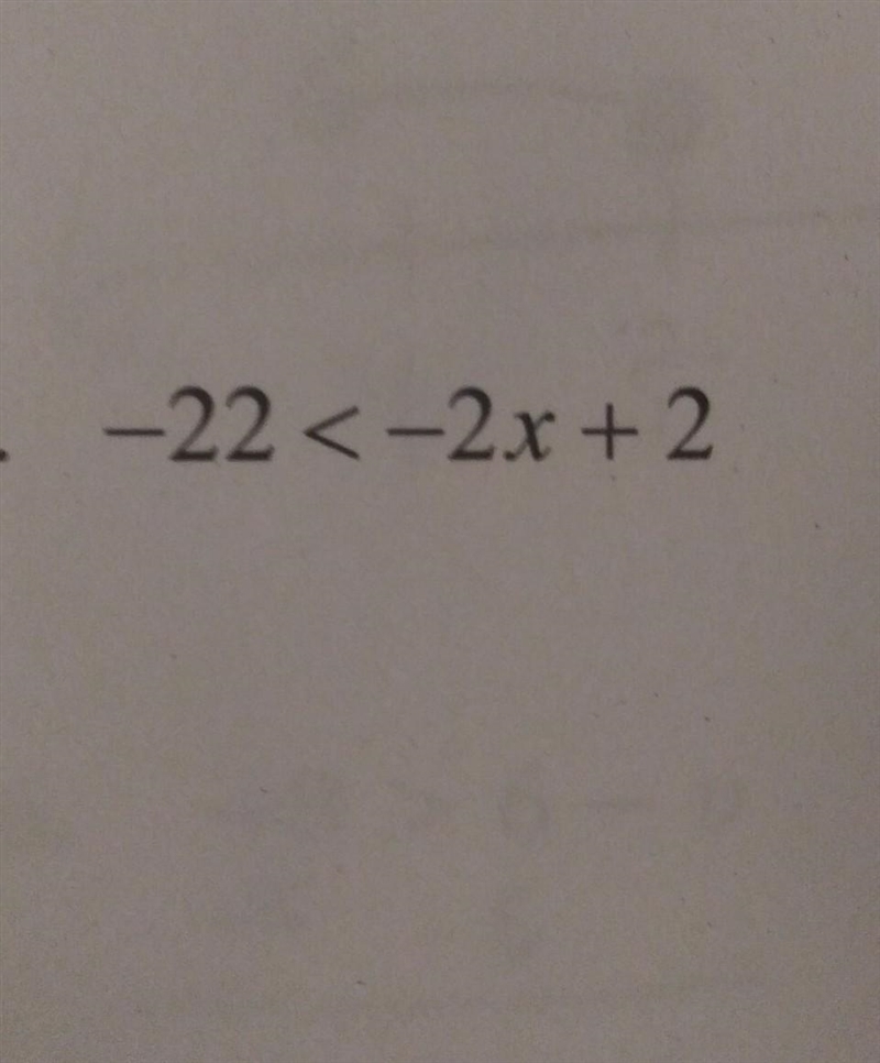 I got x > 12 for my answer, but when I checked it, it didn't work. Please help-example-1