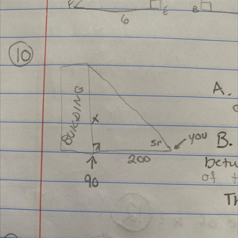 What is measure of missing angle in triangle?Use what you know about relation between-example-1