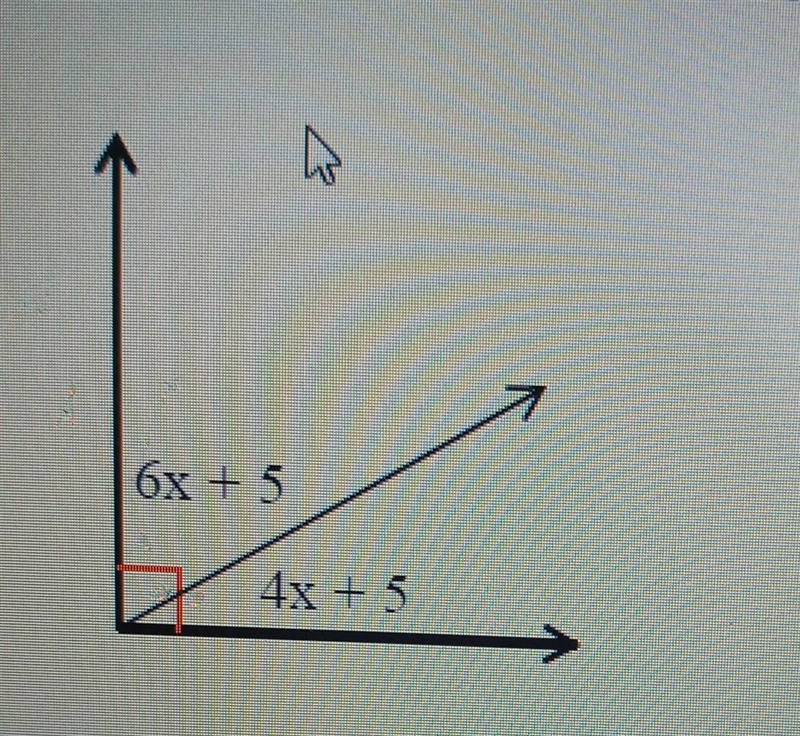 Write an equation that can be used to find the value of x in the diagram below make-example-1