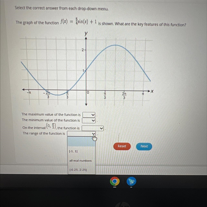 Select the correct answer from each drop-down menu.The graph of the function /(=)foin-example-1