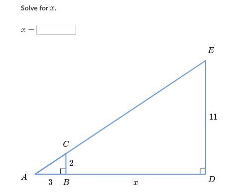 Solve for x in this photo-example-1