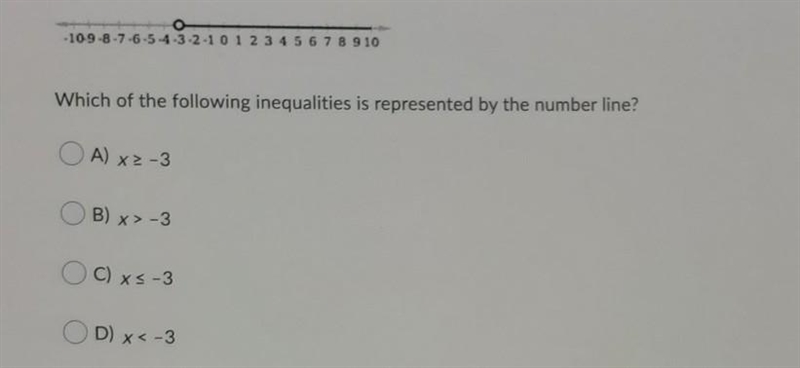 -109-8-7-6-5-4-3-2-1 0 1 2 3 4 5 6 7 8 9 10 Which of the following inequalities is-example-1